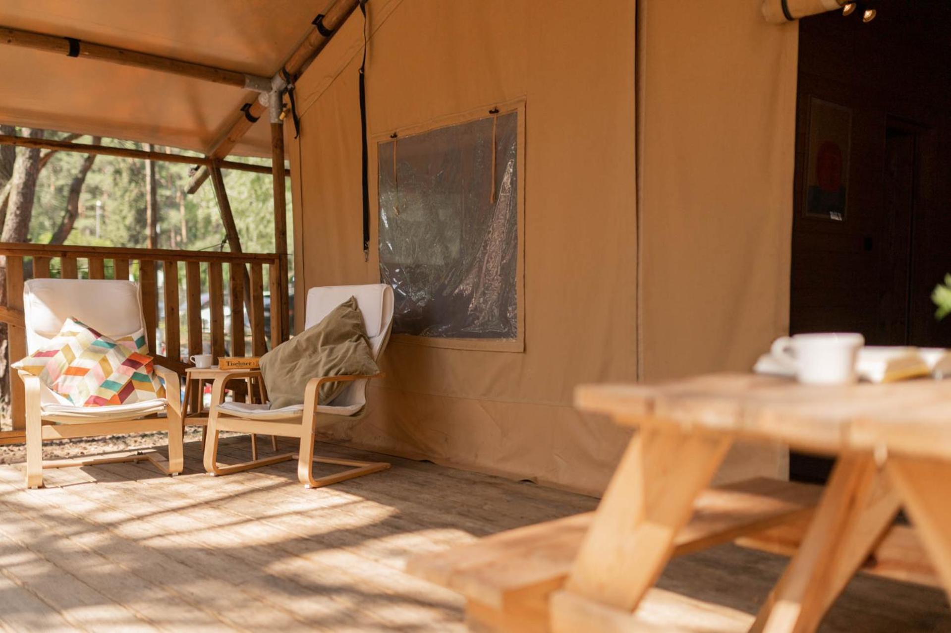 Camp Bursztynowy Las Gdaňsk Exteriér fotografie